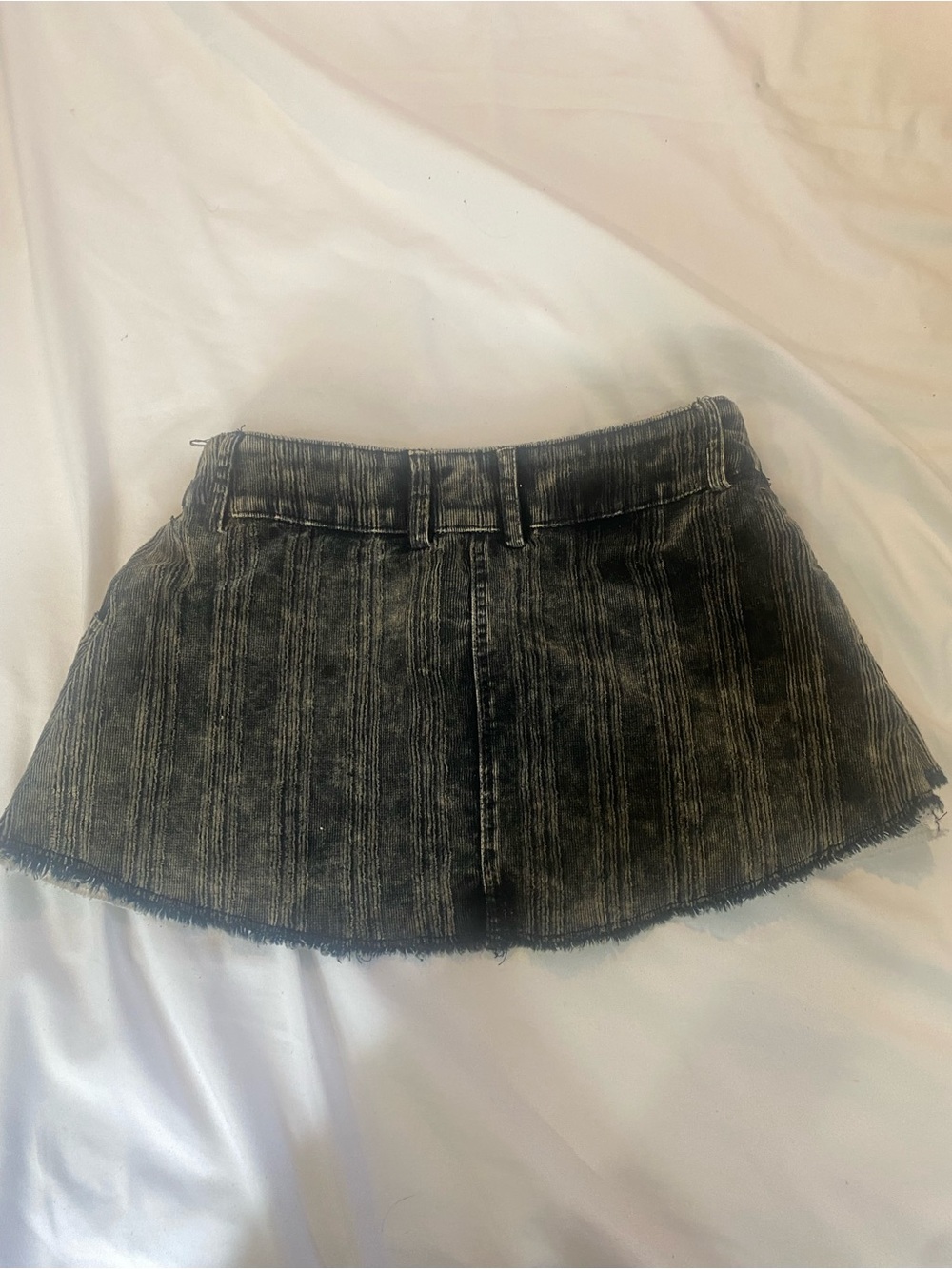 BDG Black Washed Mini Denim Skirt - Picture 2 of 2
